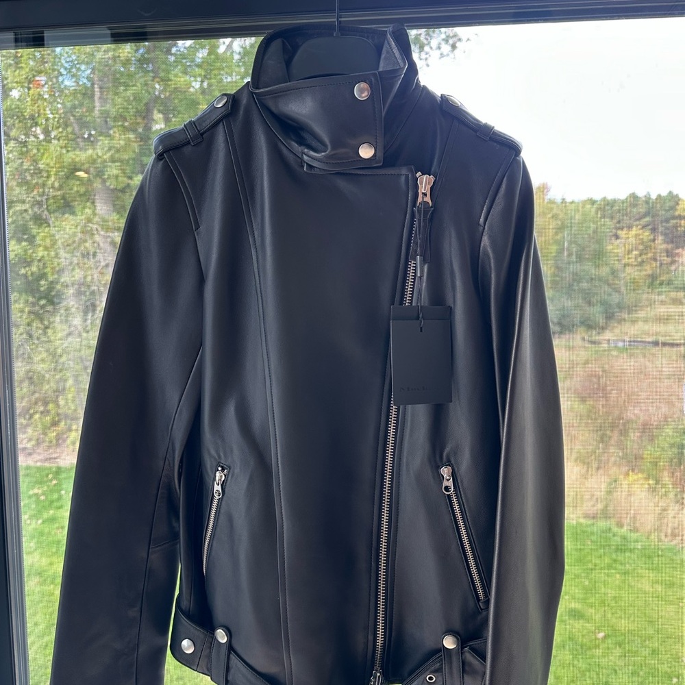 Mackage Black Leather Jacket
